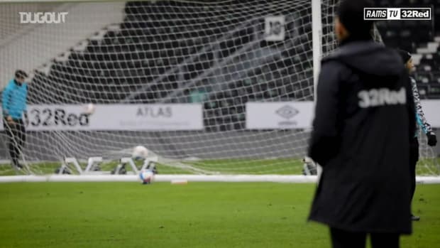 Rooney puts Derby players through their paces ahead of Bristol City